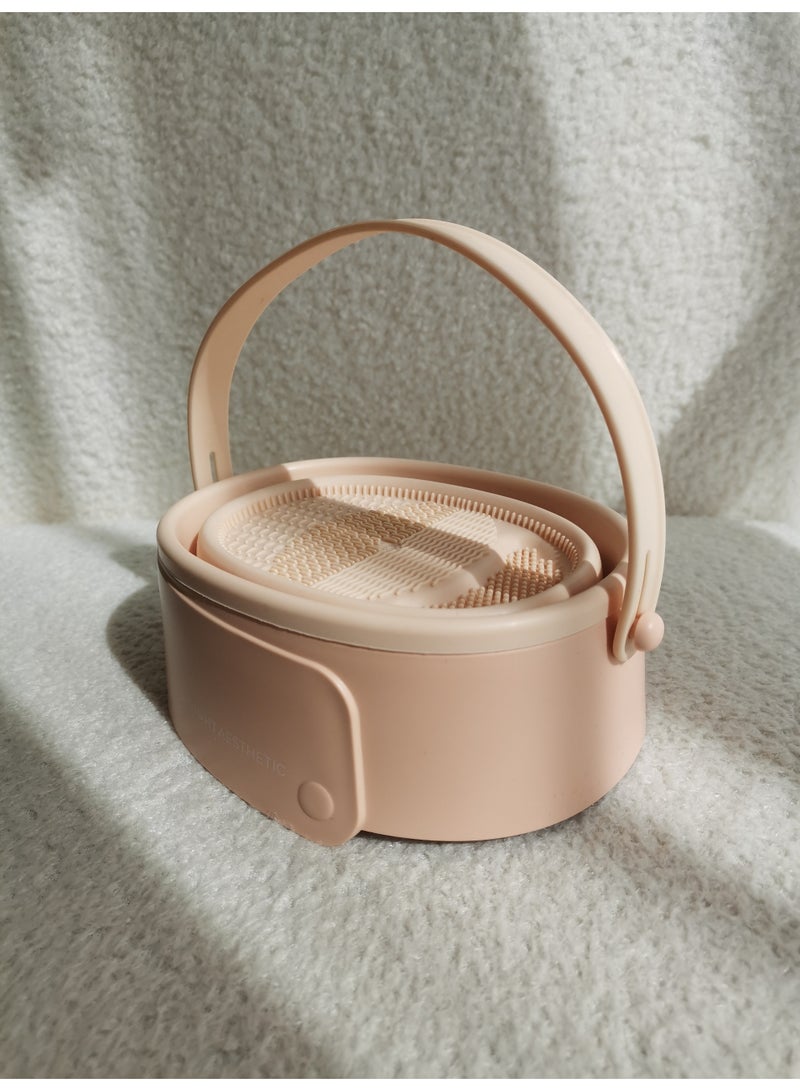 لون المنتج: لون البشرة       فرشاة للمكياج قابل للغسل صندوق تخزين انفصال التجميل الجمال صندوق تخزين البيض سطح المكتب أحمر الشفاه عينيه رف فرشاة للمكياج سيليكون تنظيف السلطانية الجمال مسحوق البيض نفخة تنقية الوسادة الإسفنج الأنظف ماكياج أداة تجفيف قطعة أثرية - Image 3