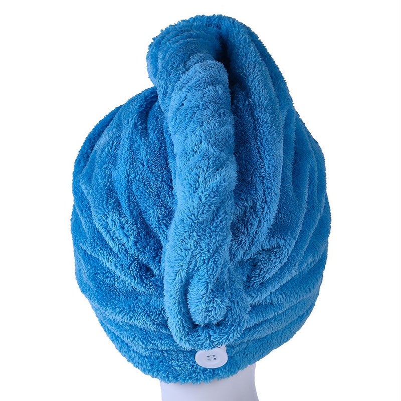 Yyxr Microfiber Quick Drying Hair Towel Wrap - Super Absorbent Drastically Reduce Hair Drying Time - Image 1