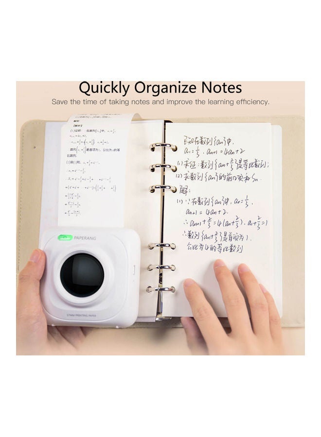 NIBEMINENT Thermal Printer With Paper Pink  - Image 4