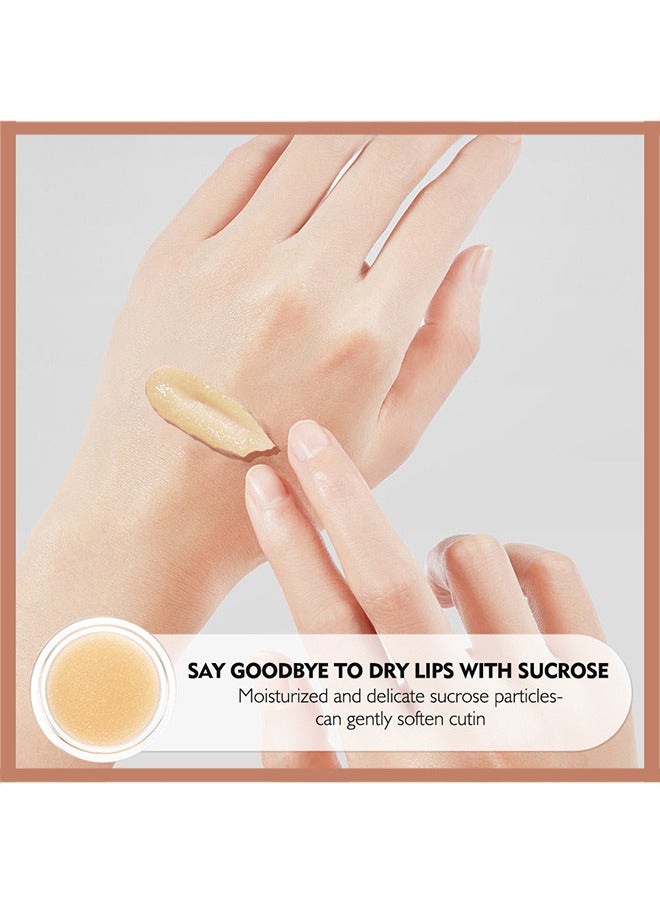 SAUVASINE Exfoliating Lip Scrub，Exfoliant for Dry Dark Lips to Lighten Lip ，Exfoliant Peel Scrub for Lightening and Brightening dark Lips for Men Women，Sugar Repair Restoration Smooth Lip 15ml - Image 4