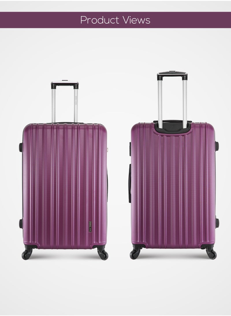 PARAJOHN PARAJOHN Single Size, 24" Checked-in luggage trolley-PURPLE  - Image 5