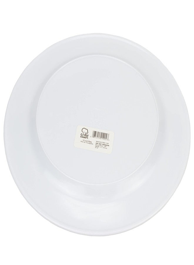Chef Craft Christmas Melamine Dinner Plate, 10 inch in diameter, Wreath - Image 2