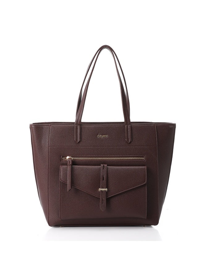 Dejavu BAGS LID-DVTX-051 Parctical One Main Compartment Burgundy Shoulder Bag For Women, UN - Image 1