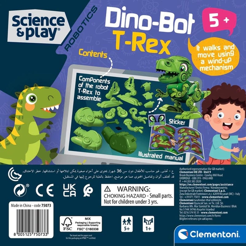 Clementoni - Science & Play Dinobot T-Rex- 75073 - Image 3