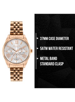 Lee Cooper Women's Multi Function Silver Dial Watch - LC07811.430  - Image 5