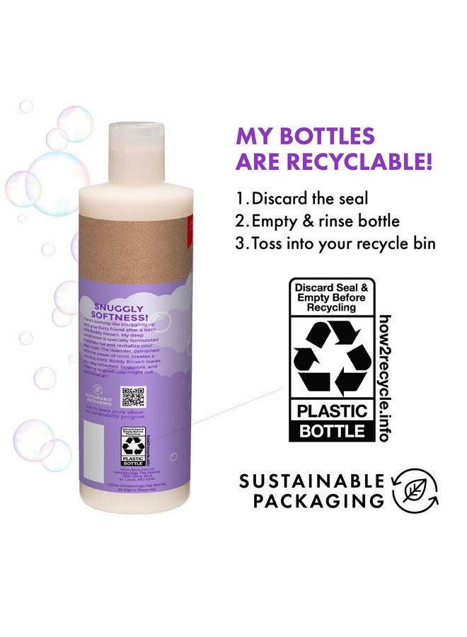 BUDDY BISCUITS Buddy Rinse Conditioner for Dog Grooming Dog, Lavender & Mint, 16 oz. Bottle - Image 5