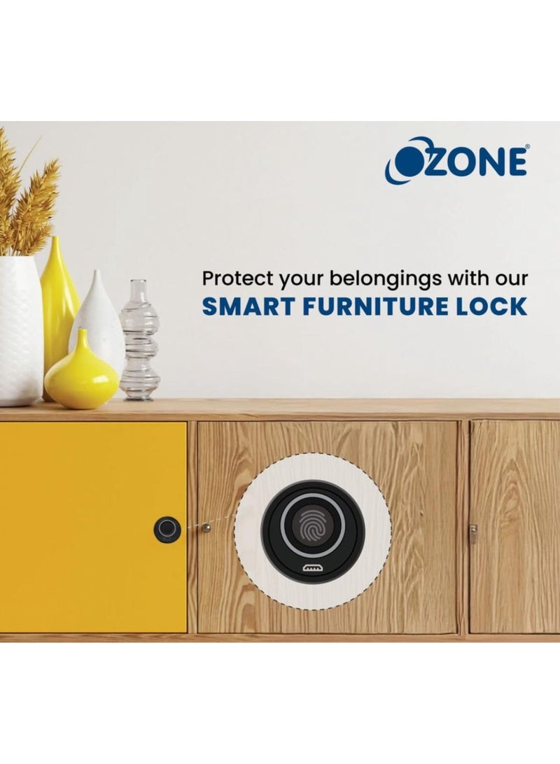 أوزون قفل بصمة الإصبع للأثاث NEUTRO-02 مناسب للأدراج والخزائن من Ozone India - Image 2
