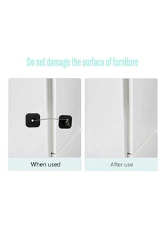 Y&D Refrigerator Door Lock With 2 Keys White  - Image 3