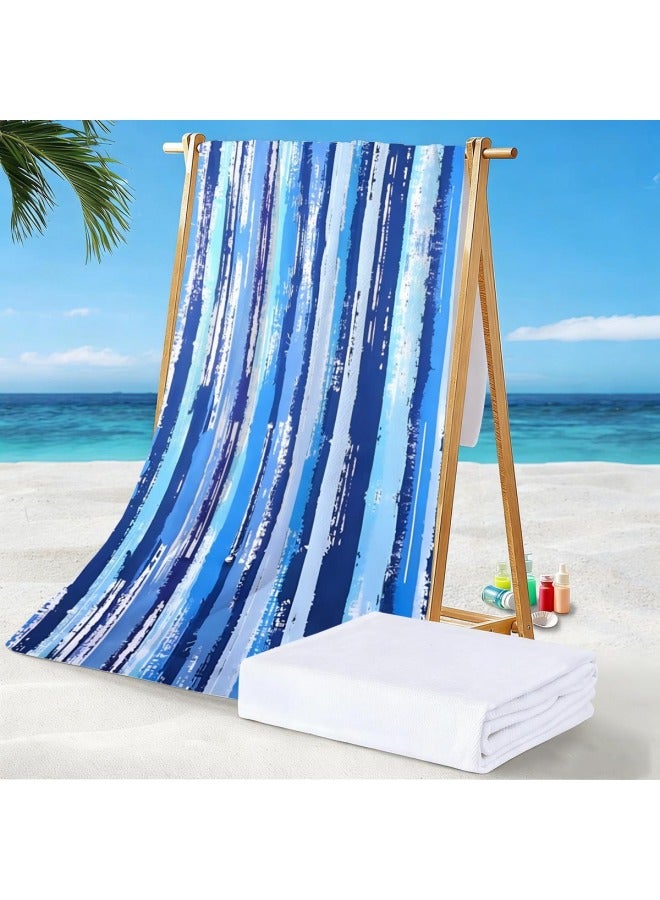 Manufacturer Microfiber Printed Beach Towel Adult Swimming Bath Towel Super Absorbent Quick-dry Bath Towel