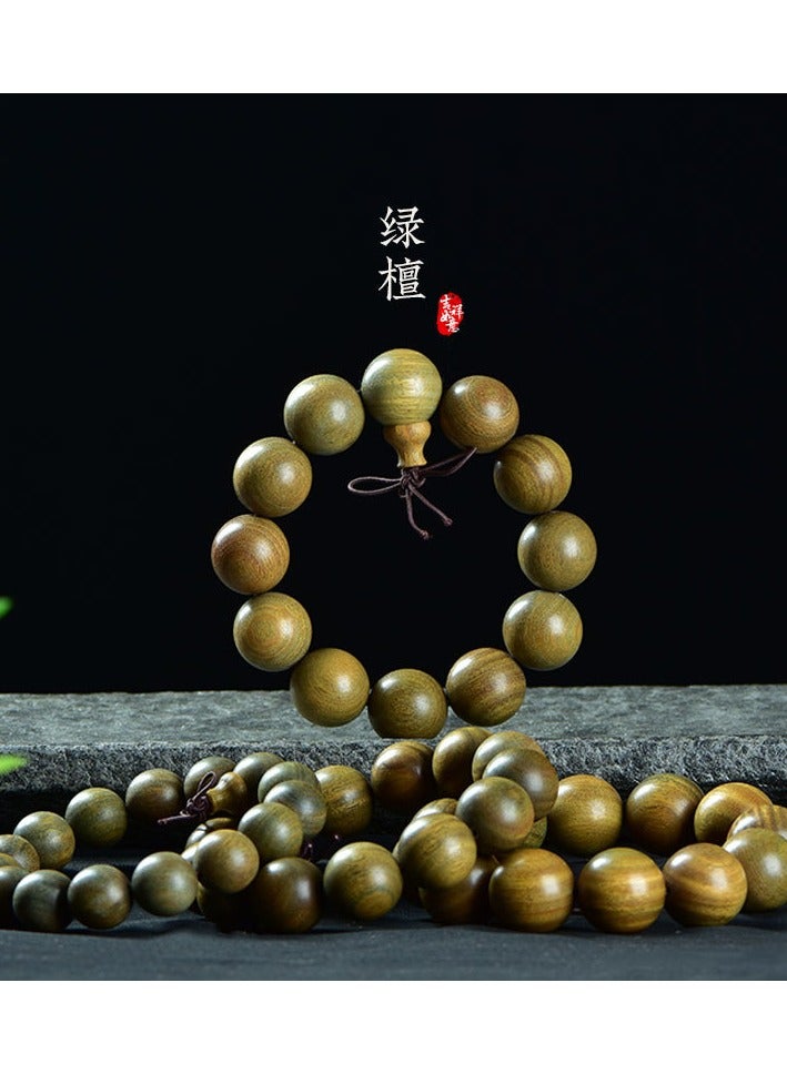 Natural Purple Yellow Sandalwood Agarwood Beads Bracelet Hand String Men Wooden Prayer Cultural Meditation Wristband