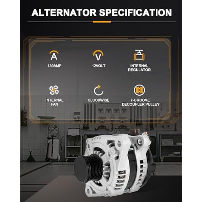 ROADFAR New Alternator Replacement for 2007-2016 For Lexus ES350 2007-2009 For Lexus RX350 2005-2016 For Toyota Avalon 27060-31110 - Image 2