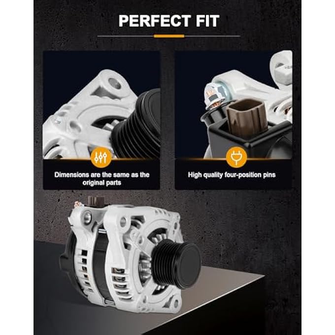 ROADFAR New Alternator Replacement for 2007-2016 For Lexus ES350 2007-2009 For Lexus RX350 2005-2016 For Toyota Avalon 27060-31110 - Image 4
