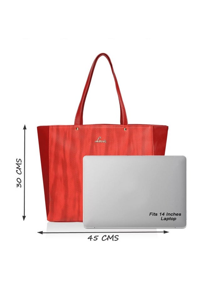 Lavie Lavie Women's Malnov Tote Handbag (Red)  - Image 4