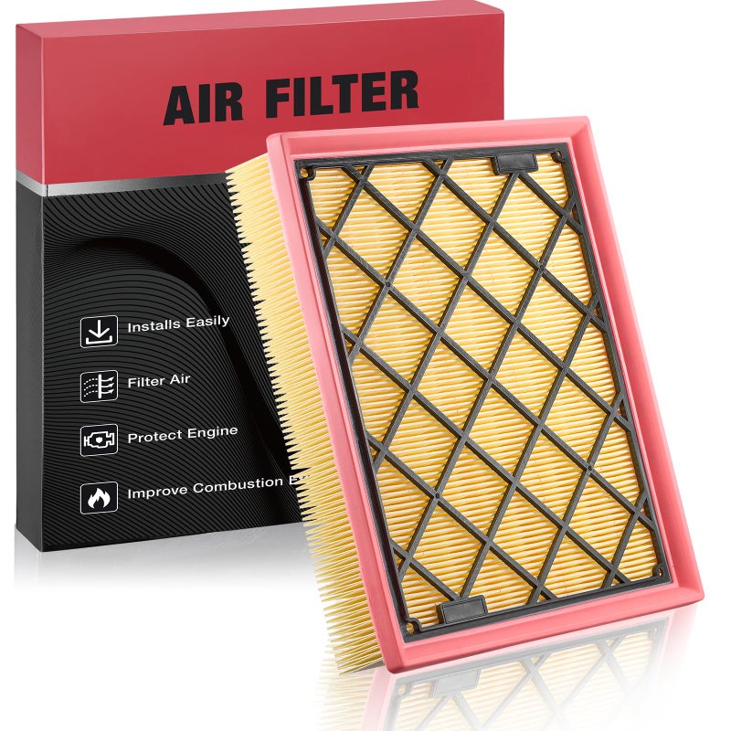 BDFHYK CA11480 Engine Air Filter Compatible with Ford Fusion 20132020 Edge 20152024 GT 20172022 Lincoln Continental 20172020 MKX 20162018 MKZ 20132020 Nautilus 20192023 - Image 2