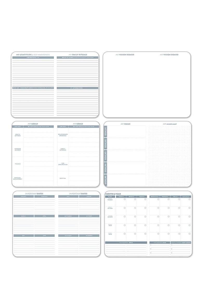 SYOSI - Weekly and Monthly Planner Dairy, Planner Schedule with Time Slots, Appointment Book, Organizer Notebook & Productivity Journal with Stickers, A5 Size Weekly Planner, Undated, Start Any Time (Pink) - Image 1