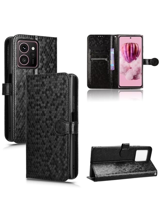 اس-توب جراب هاتف HMD Skyline 5G من الجلد بتصميم نقاط العسل - Image 1