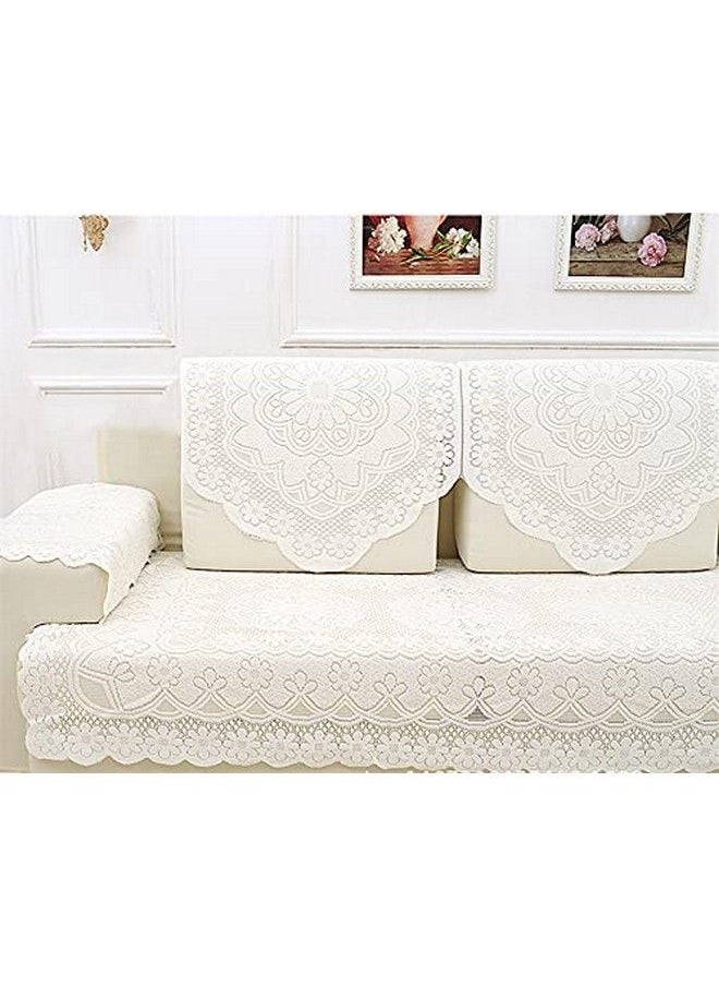 Warmtree - 6 Pcs Lace Sofa Throw Cover Armchair Slipcovers Sofa Back Covers Table Cover Back Couch Covers Table Sofa Doily 26 Inch By 32 Inch (Sofaback) - Image 1