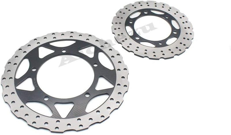 ACZ Front Rear Motorcycle Brake Disc Rotor, Brake Discs For Kawasaki Ninja 250 250R SL ABS EX250 Z250 Z300 2013-2018 NINJA 300 EX300 2013-2018 - Image 1