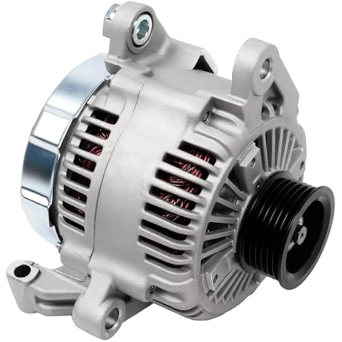 Autodevil 13873 alternator compatible with 2001 2002 2003 2004 2005 2006 Dodge Jeep Mitsubishi Dakota OE 56041693AB, 56041693AC, 1210004410, 1210004440 - Image 1