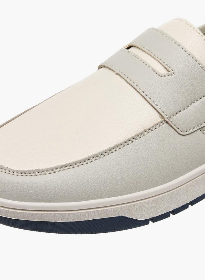 Kappa أحذية لوفرز للرجال بتصميم شعار سهل الارتداء - Image 4