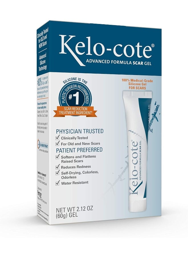 Kelo-cote Advanced Skincare Formula Scar Gel, 2.12 Ounces (60G) 