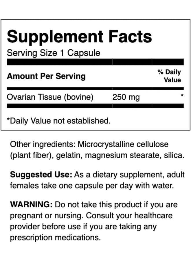 سوانسون مكمل غدي المبيض، 250 مجم، 60 كبسولة - Image 2