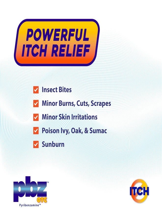 PBZ OTC Antihistamine Cream with 1% Tripelennamine, Kid Safe Itch Relief, 1 oz - Image 4