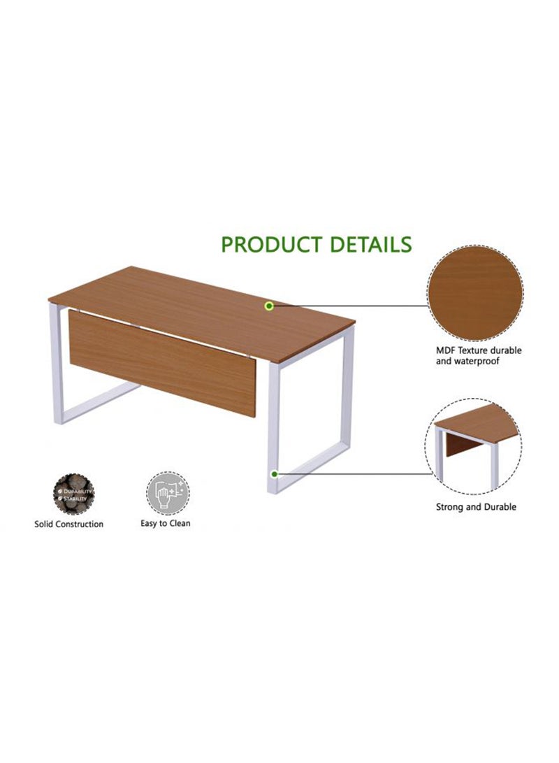 Mahmayi Mahmayi Vorm 136-14 12 Seater Light Walnut U-Shaped Conference-Meeting Table  - Image 3