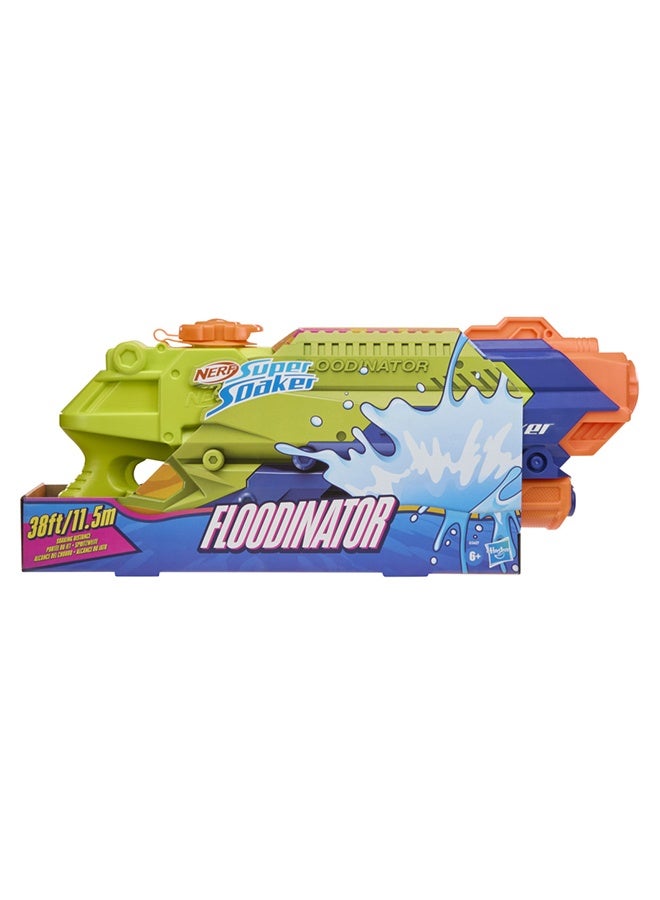 SUPER SOAKER Nerf Super Soaker Floodinator Water Blaster | Pump Action Water Blasting | 70 Fl Ounce Tank | Blasts water upto 38 feet for 6+ Years | G3407 - Image 2