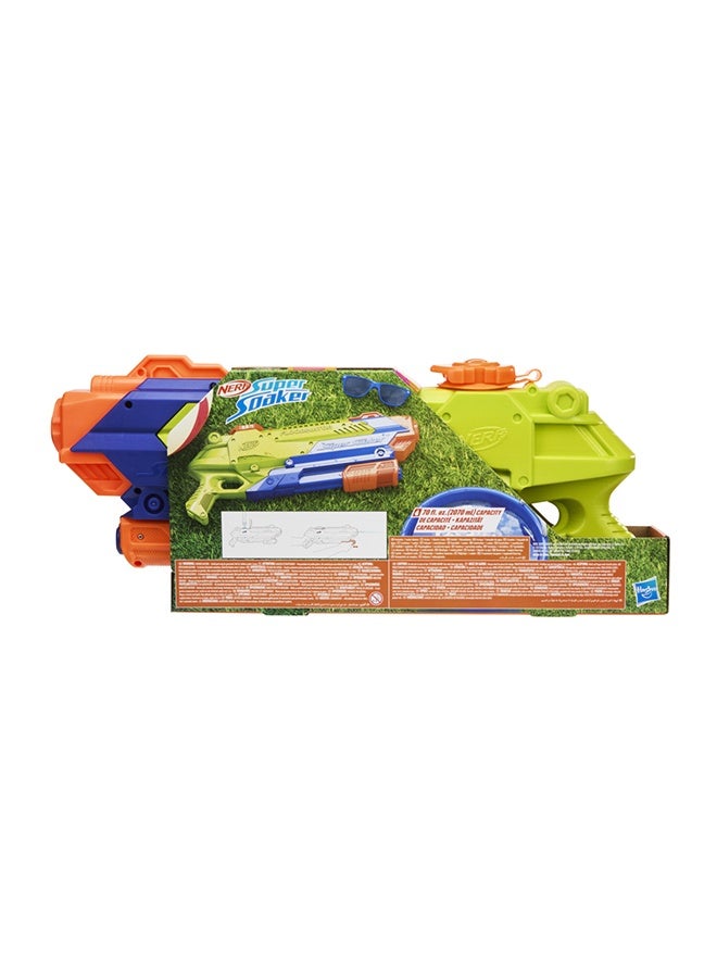 SUPER SOAKER Nerf Super Soaker Floodinator Water Blaster | Pump Action Water Blasting | 70 Fl Ounce Tank | Blasts water upto 38 feet for 6+ Years | G3407 - Image 1