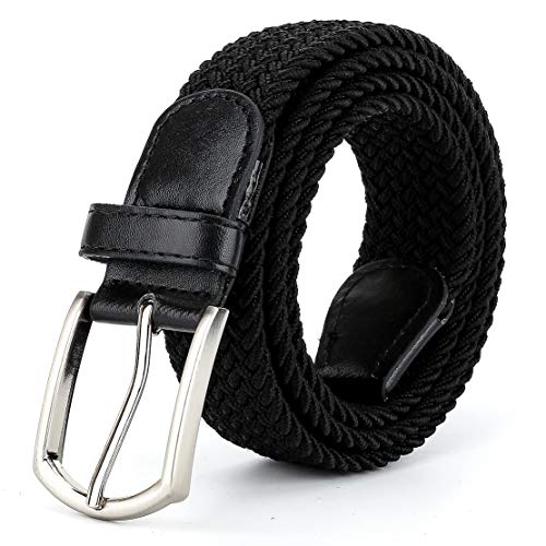 Radmire Braided Canvas Woven Elastic Stretch Belts for Men/Women/Junior with Multicolored - Image 2