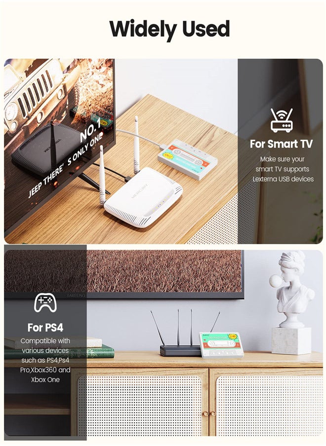 KASTWAVE - علبة محرك أقراص صلبة مقاس 2.5 بوصة SATA إلى USB3.0 لجهاز كمبيوتر HDD مقاس 7/9.5 مم HDD SSD، علبة محمولة مع UASP Max 6TB متوافقة مع PS4/5، WD، Seagate - Image 1