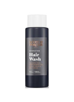 scotch porter Hydrating Hair Wash For Men | Gentle Shampoo Promotes Softness, Shine & Scalp Health | Free Of Parabens, Sulfates & Silicones | Vegan | 13Oz  - Image 1