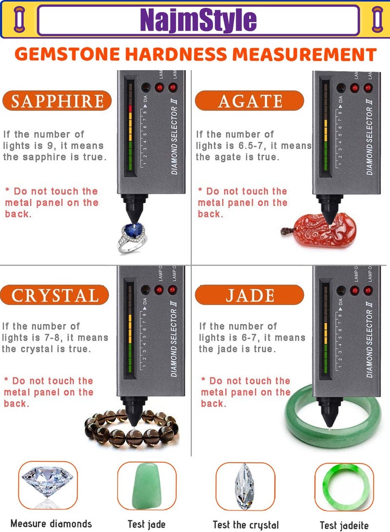 NajmStyle Accuracy Jewelry-Diamond Tester Pen Professional Jewelry Diamond Tester Tool - Image 3