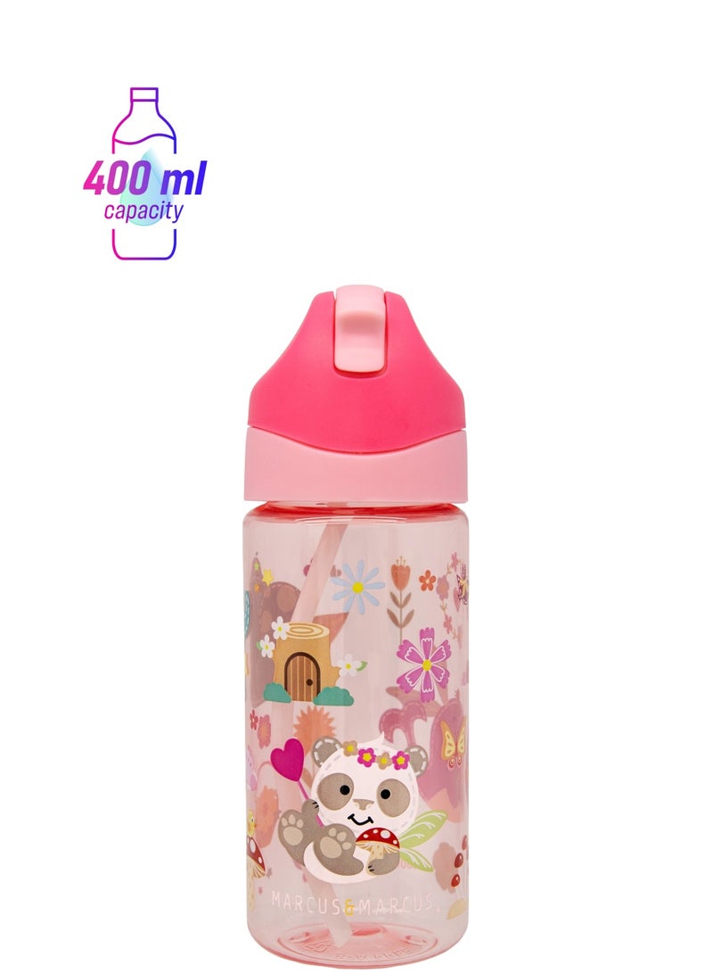 Marcus & Marcus Germrepel Tritan Straw Bottle 400ml Little Fairy - Image 1