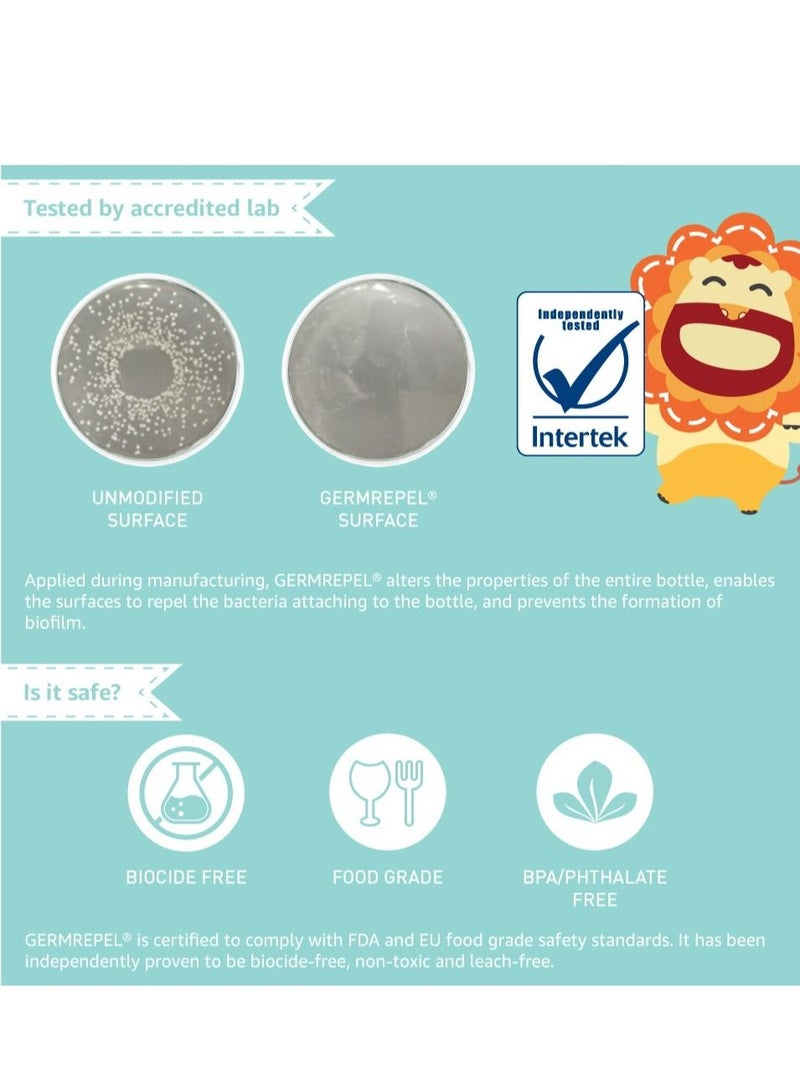 Marcus & Marcus Germrepel Tritan Straw Bottle 400ml Little Fairy - Image 4