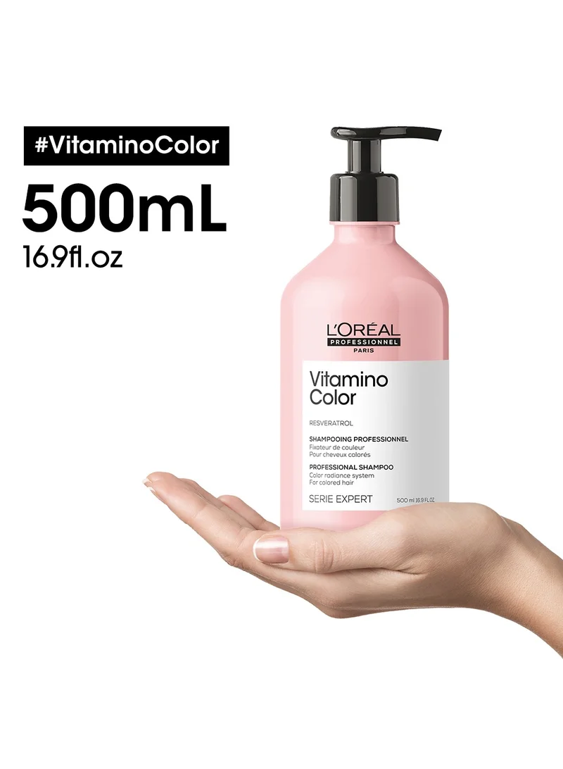 L'Oréal Professionnel Vitamino Color Shampoo With Resveratrol for Color-Treated Hair, 500ml