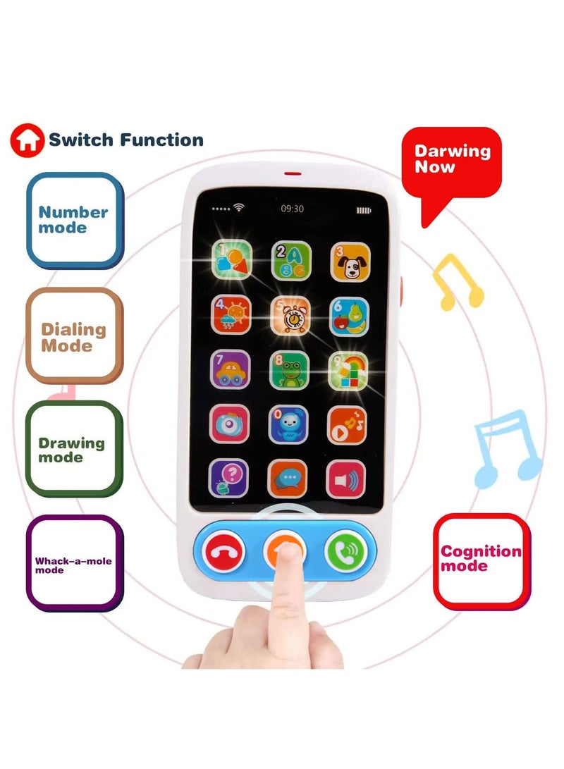 SYOSI Baby Toy Remote Control Phone with Big Touch Screen for Kids - Image 2