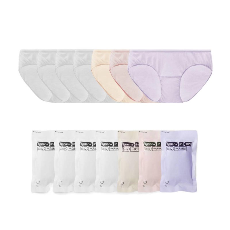 Disposable Underwear Women No wash Travel Breathable Cotton Size M for Desk Setup - Image 1