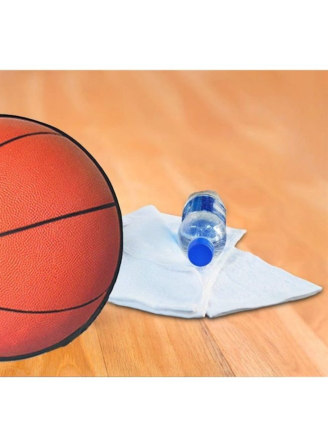 Simpli-Magic Cotton Washcloths White, 40 Pack, Size: 12”x12” - Image 5