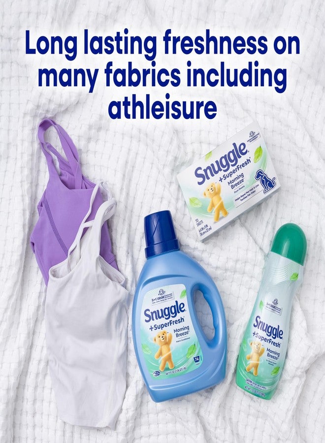 Snuggle Plus SuperFresh Fabric Softener Dryer Sheets with Static Control and Odor Eliminating Technology, Original, 200 Count - Image 5