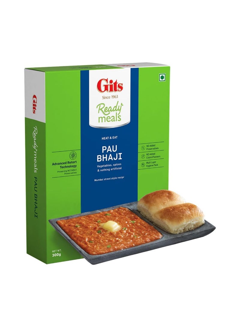 Gits Pav Bhaji Ready to Eat, Pure Veg, 900g (Pack of 3 x 300g) - Image 2
