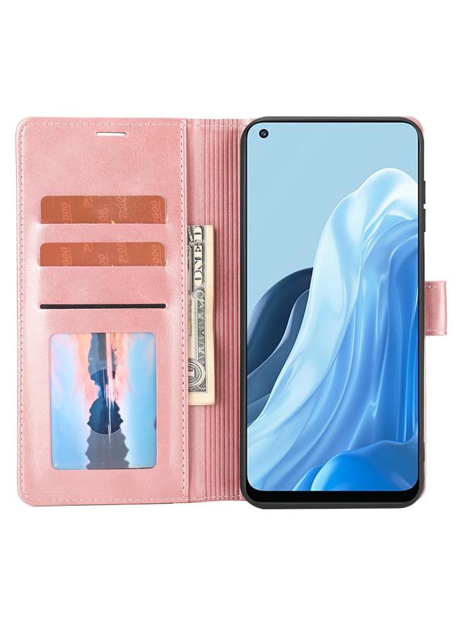 S-TOP Case For OPPO Reno7 5G Classic Wallet Flip Leather Phone Case - Image 4