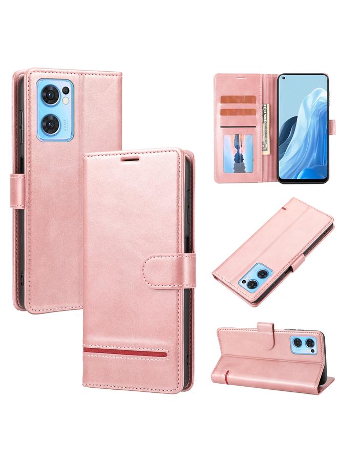 S-TOP Case For OPPO Reno7 5G Classic Wallet Flip Leather Phone Case - Image 1