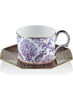 Lamedore Tea Delight Teacup Iris Purple Blooming Baroque 1 Piece 