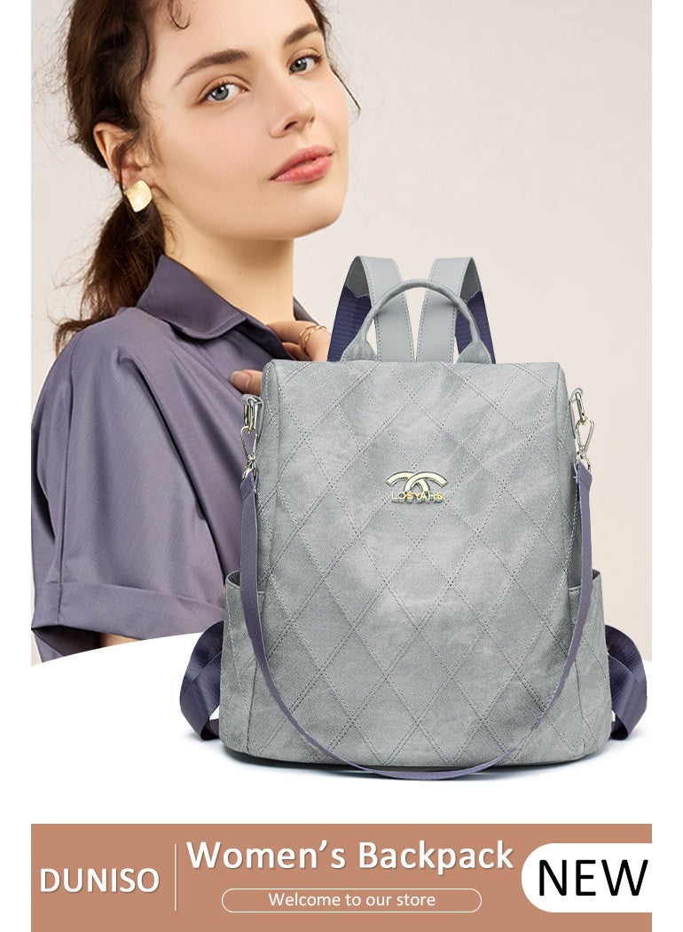 DUNISO Women's Backpack Fashionable Travel Backpack For Women Faux Leather School Backpack Shoulder Bag For College Girls Students - Image 1