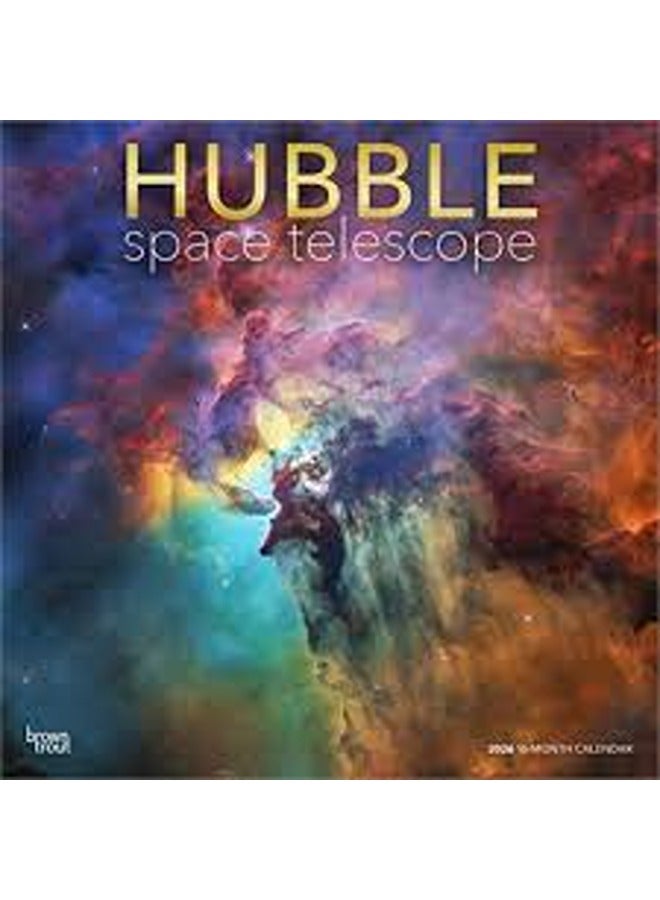 Hubble Space Telescope 2026 12 X 24 Inch (Hanging) Monthly Square Wall Calendar Foil Stamped Cover P