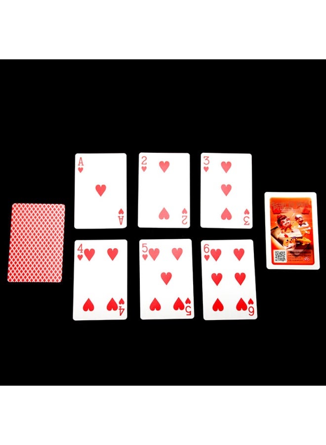 Yaoji Playing Cards 2018 Red, Durable Entertainment Playing Cards, Joking Flower Dou Dizhu Upgraded 5 Packs, 50 Decks In Total - Image 3