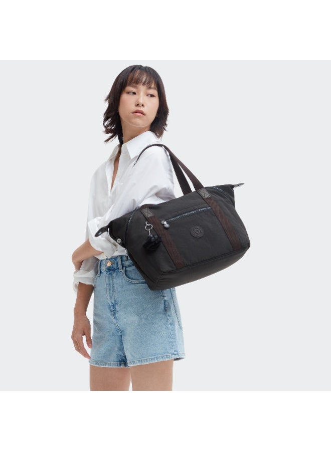 kipling Art Handbag with Detachable Straps Black Noir - Image 2