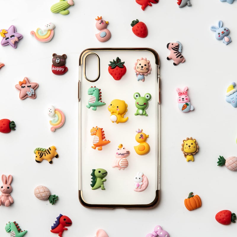 LEEXINLUU Slime Charms Cartoon Animal And Fruit Cute Set - Mixed Lot Assorted Fruit Resin Flatback Cute Sets For Diy Crafts Making,Decorations,Scrapbooking,Embellishments,Hair Clip 25pcs - Image 5